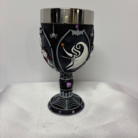 Nightmare Before Christmas Chalice Disney Enesco Jack Sally Zero Cup - Picture 2 of 8